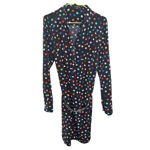 The Limited Black Polka Dot Mini Dress